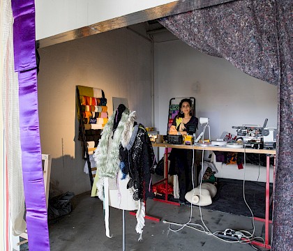 Gadea Burgaz : Le studio dans le miroir, visite virtuelle en 3D
