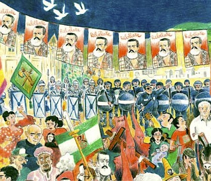Tentoonstelling van de strip El Mesías