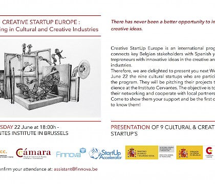 Creative Startup Europe: presentatie projecten