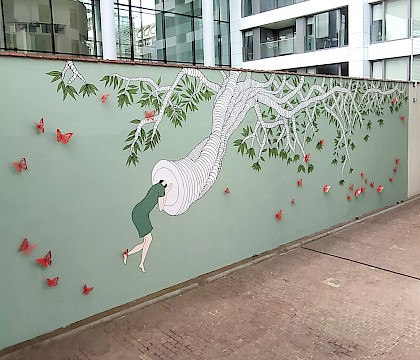 Nous sommes nature. Un mur contre le changement climatique